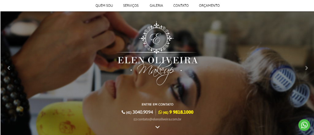 Site Maquiadora Elen Oliveira